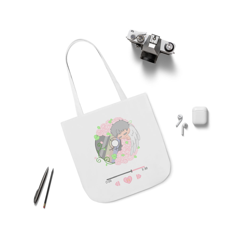 Canvas Tote Bag - Baby Angel Garden