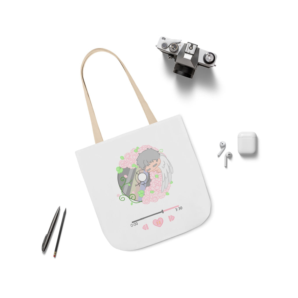 Canvas Tote Bag - Baby Angel Garden