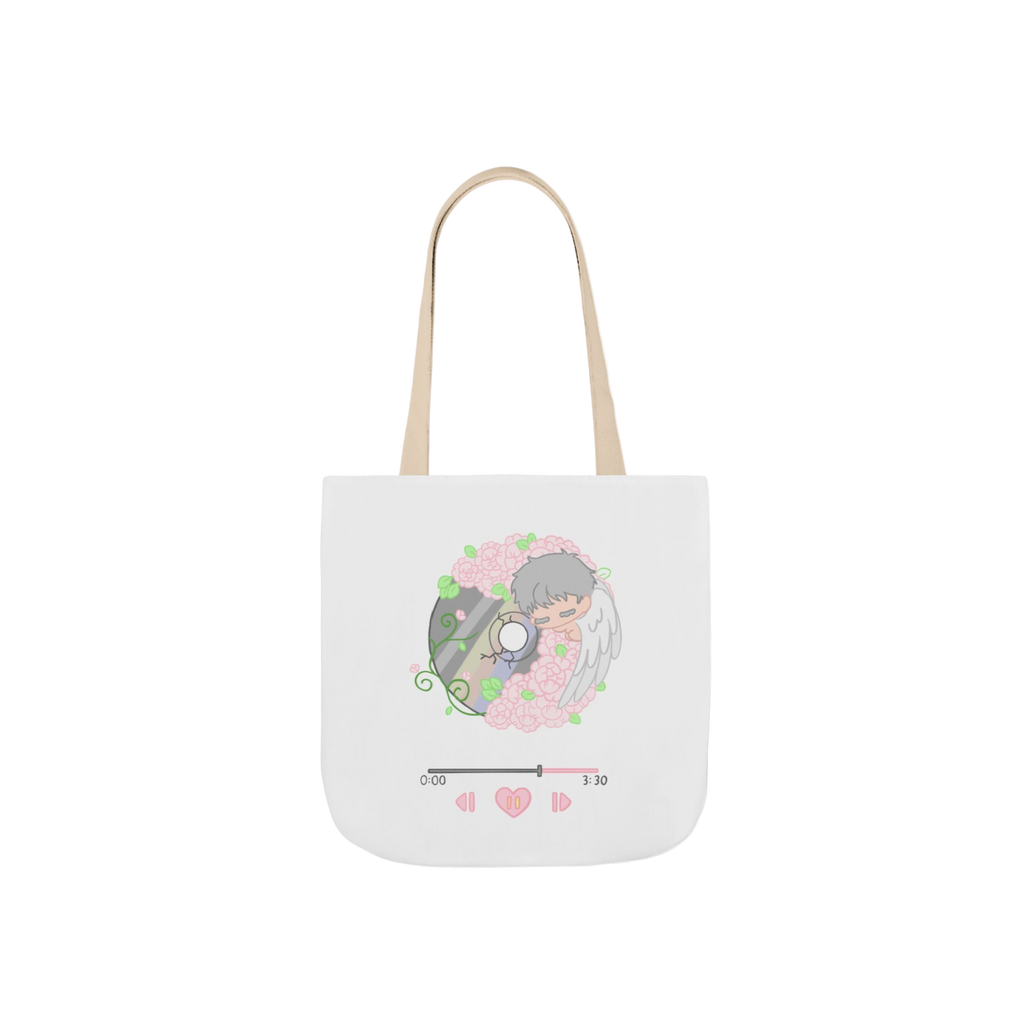 Canvas Tote Bag - Baby Angel Garden
