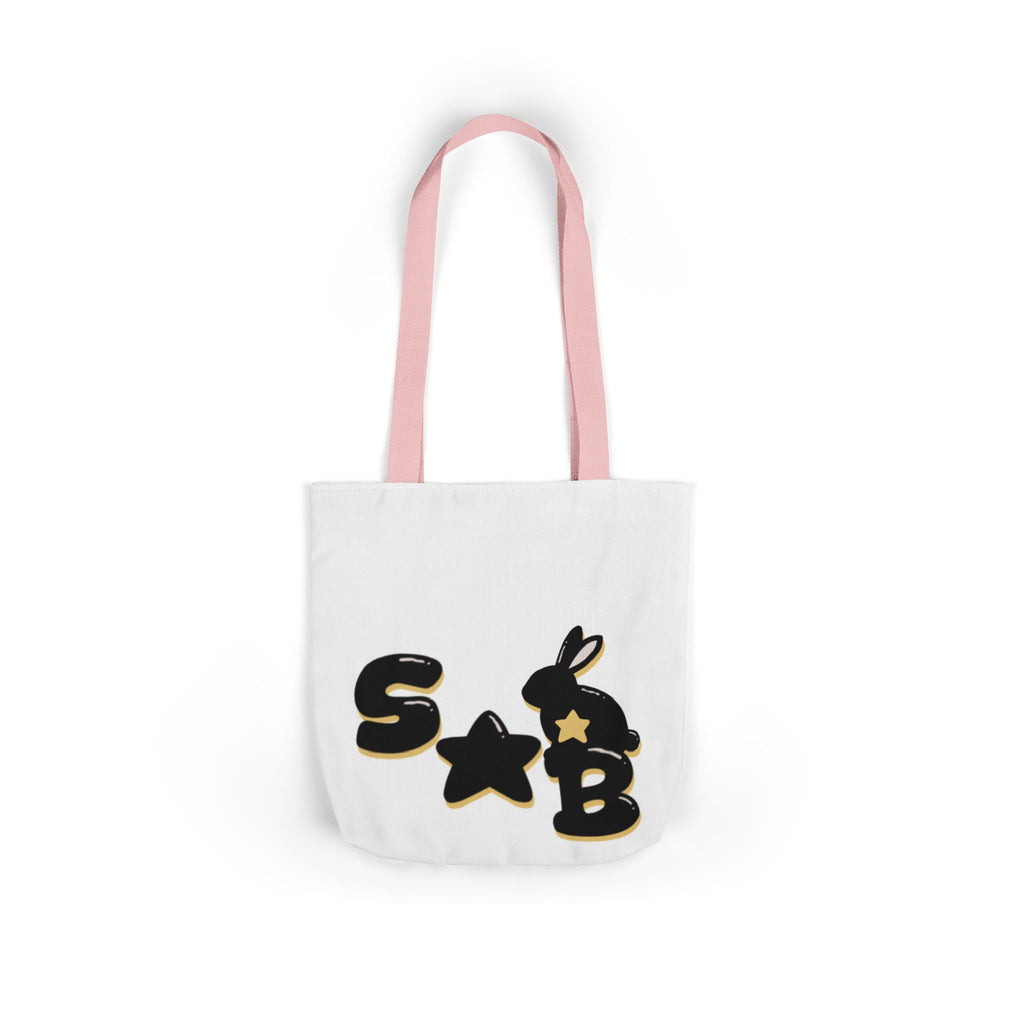 Canvas Tote Bag - chibi Byulki the Star Bunny Design