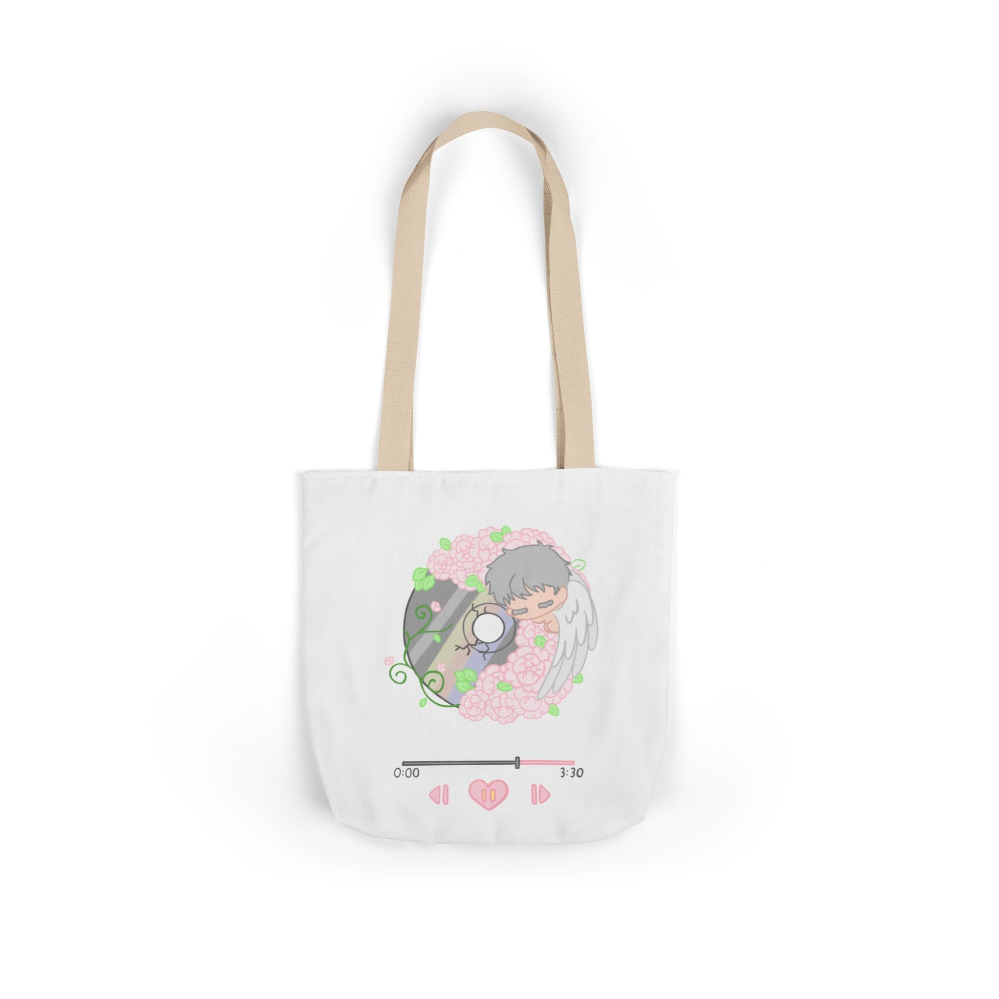 Canvas Tote Bag - Baby Angel Garden