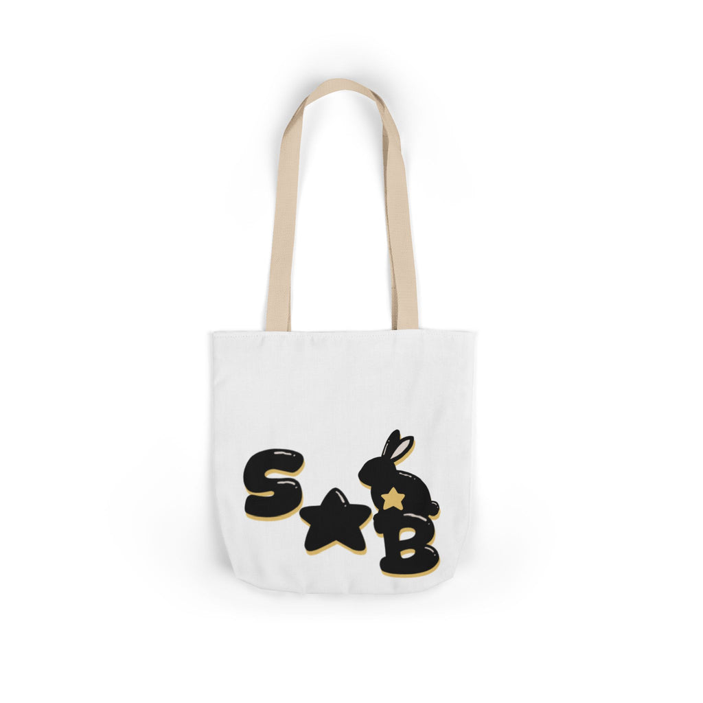 Canvas Tote Bag - chibi Byulki the Star Bunny Design