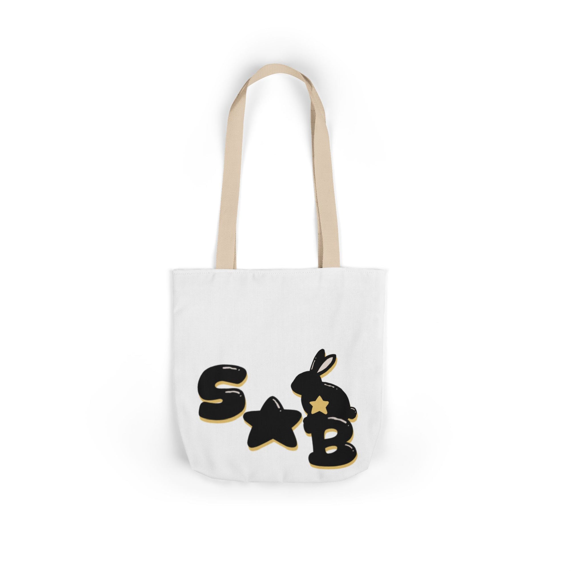 Canvas Tote Bag - chibi Byulki the Star Bunny Design