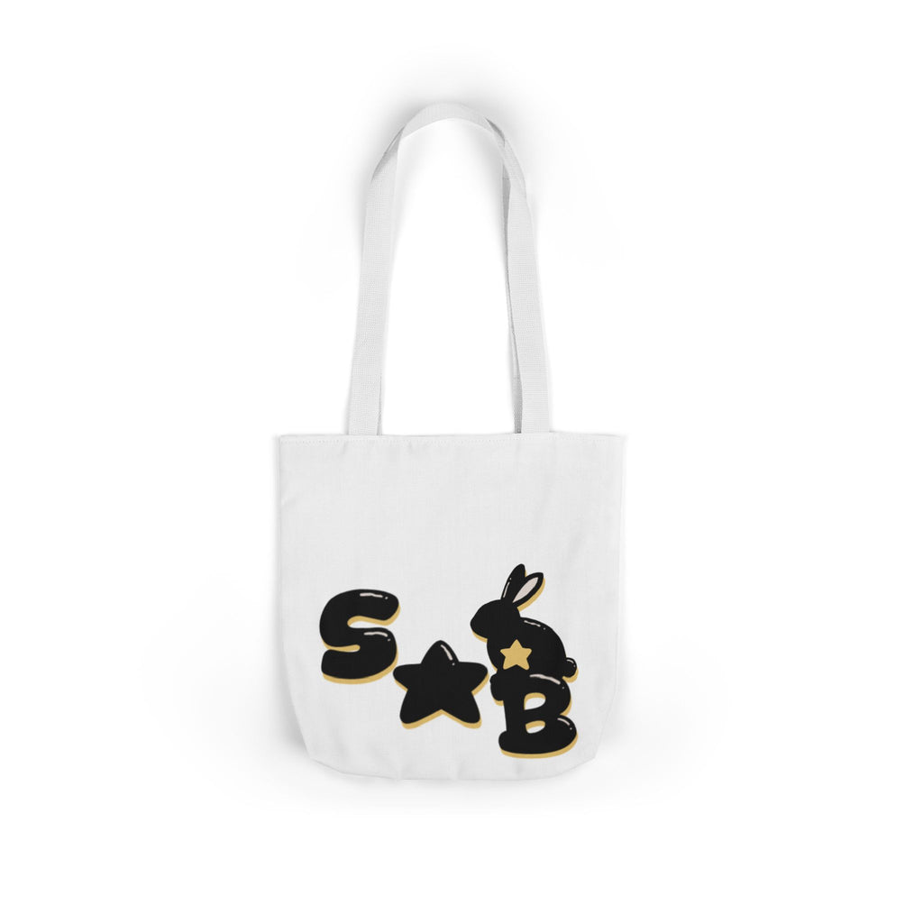 Canvas Tote Bag - chibi Byulki the Star Bunny Design