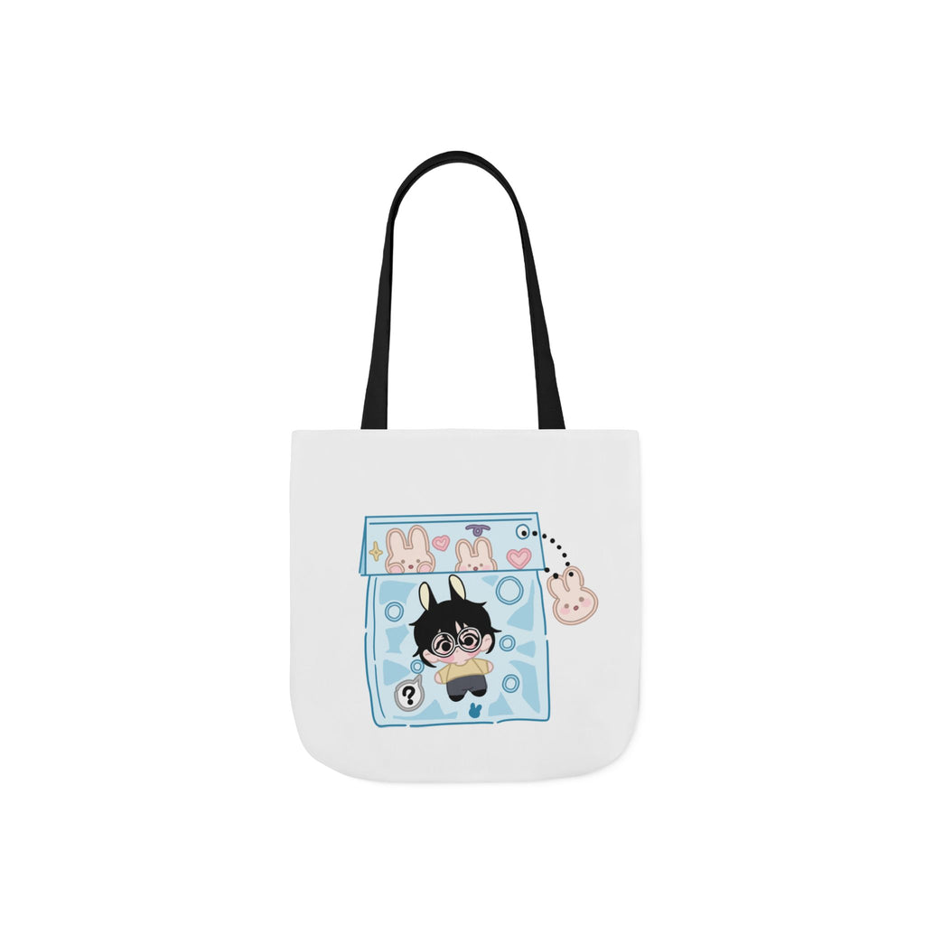 Canvas Tote Bag, Byulkki Star Bunny Candy Drawing Design