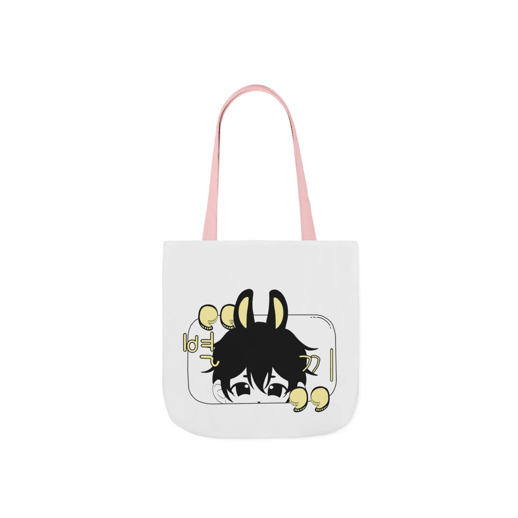 Canvas Tote Bag - chibi Byulki the Star Bunny Design