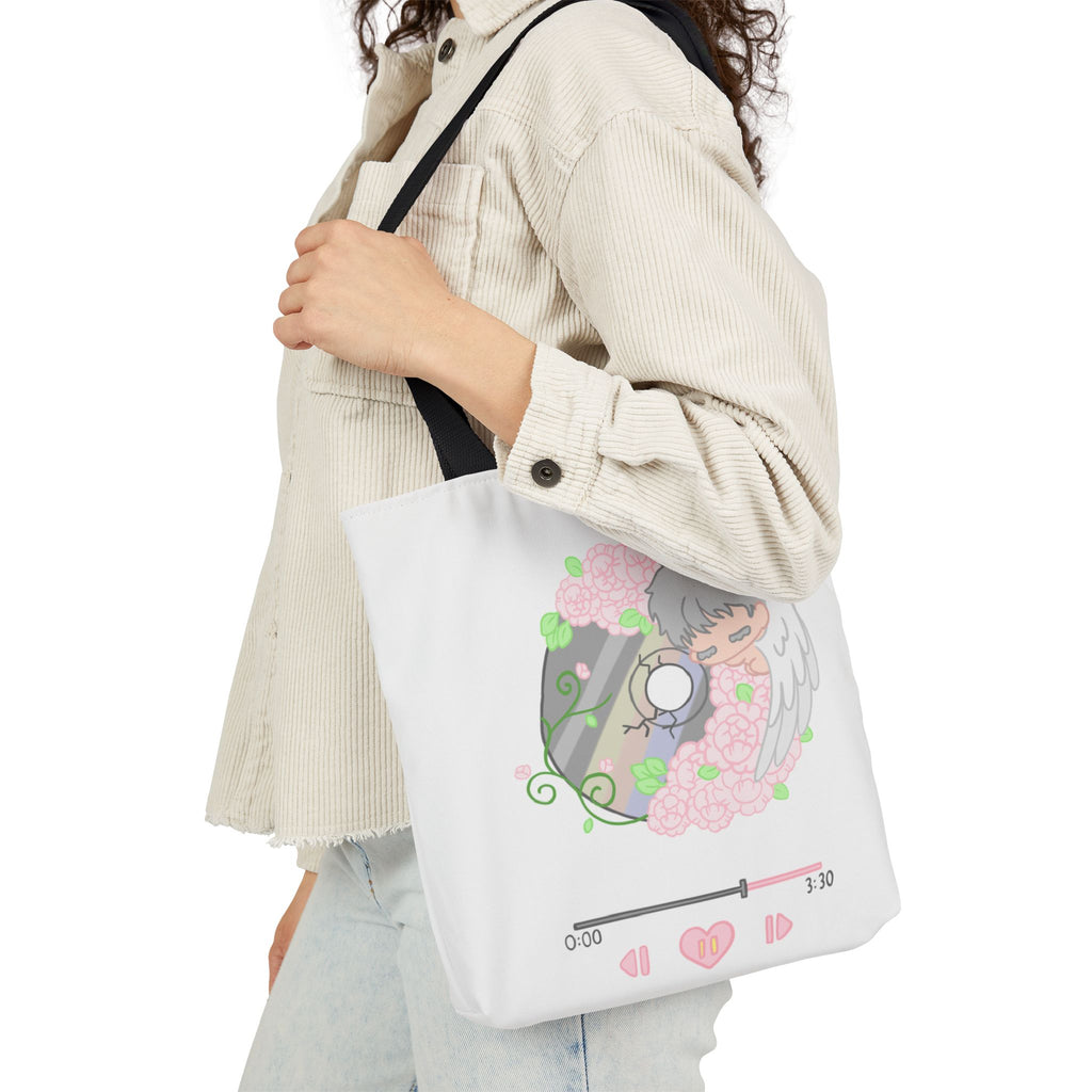 Canvas Tote Bag - Baby Angel Garden