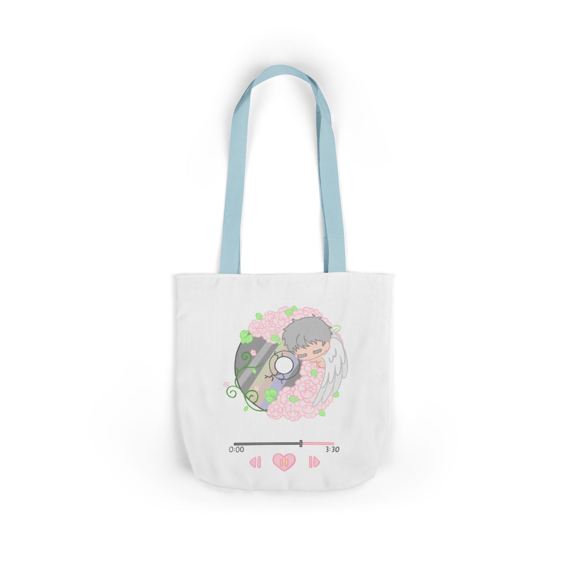 Canvas Tote Bag - Baby Angel Garden