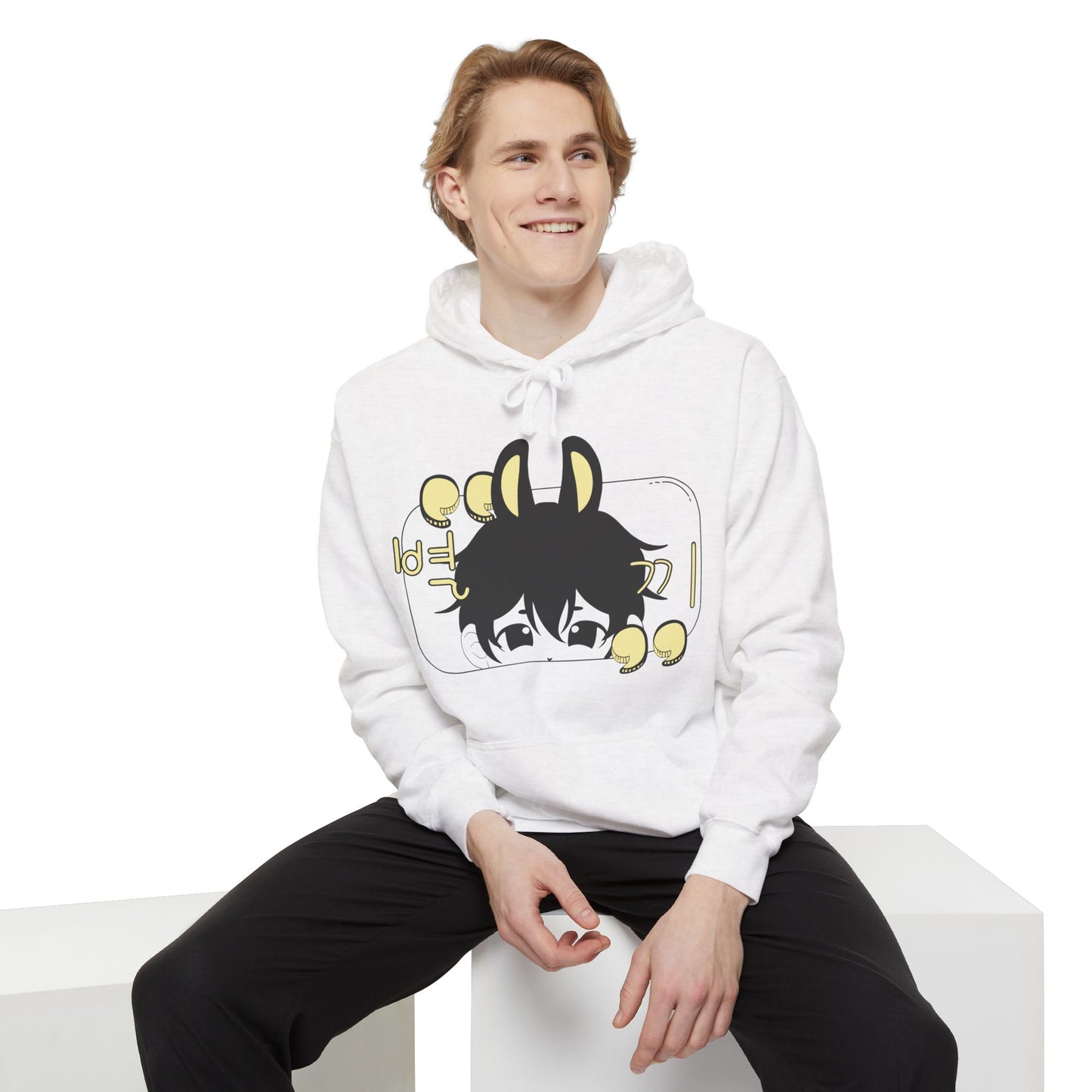 Unisex hoodie- chibi Byulki the bunny star