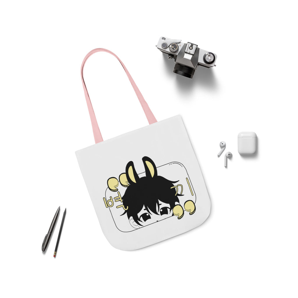 Canvas Tote Bag - chibi Byulki the Star Bunny Design