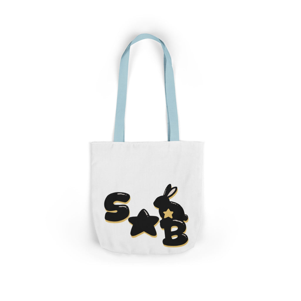 Canvas Tote Bag - chibi Byulki the Star Bunny Design