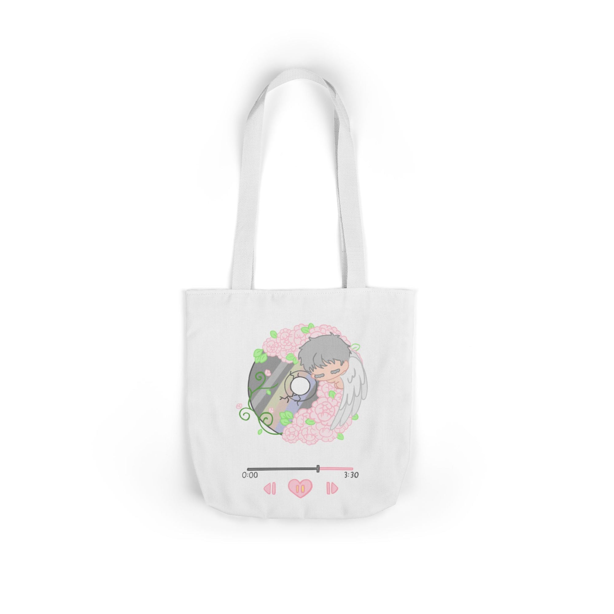Canvas Tote Bag - Baby Angel Garden