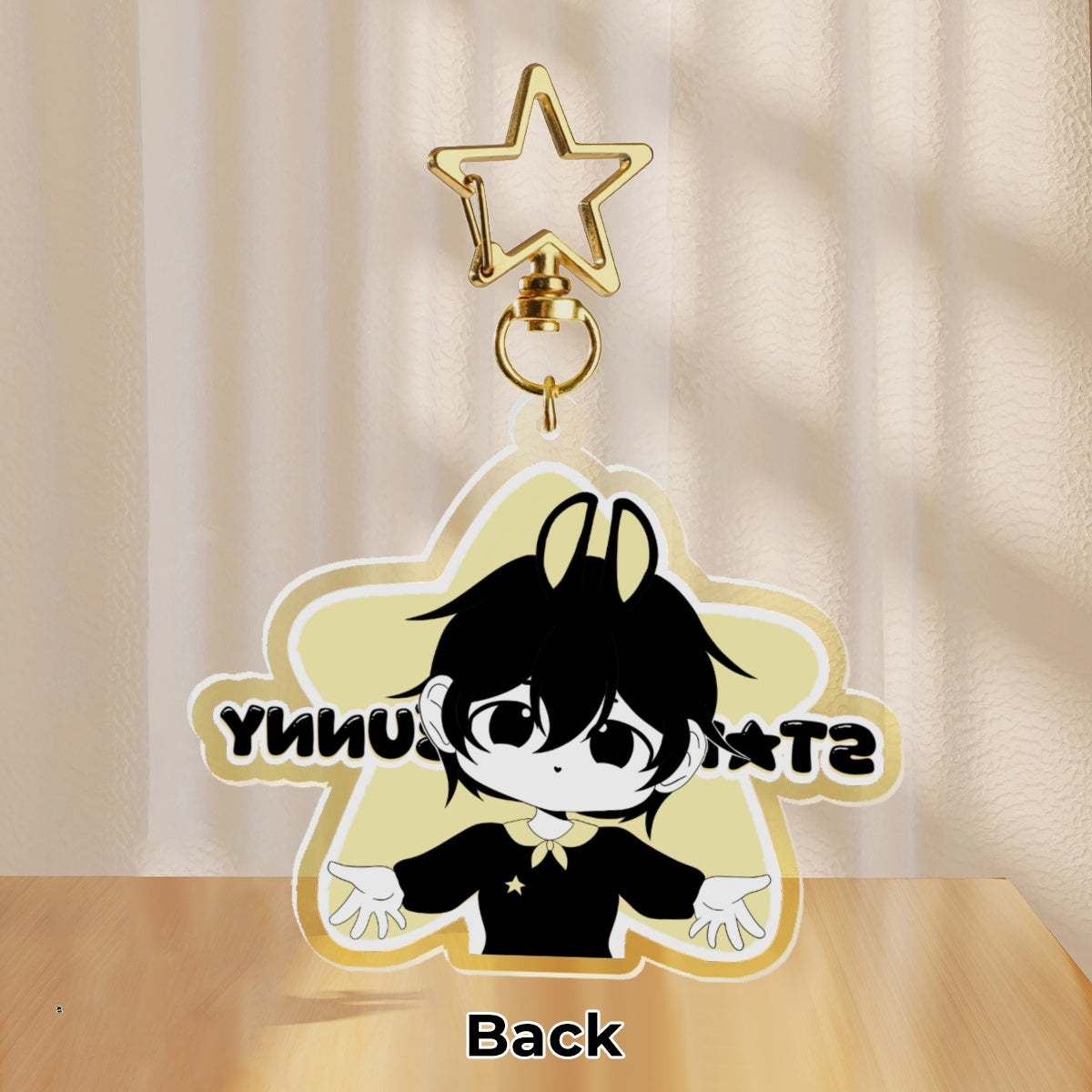 chibi Byulki the bunny star- keychain LIMITED EDITION!!!